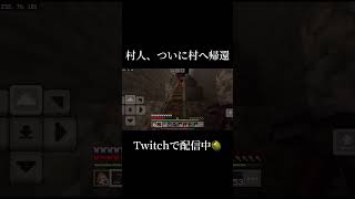 【切り抜き】村人の感動の再会に涙が止まらない… #shorts #マイクラ #minecraft