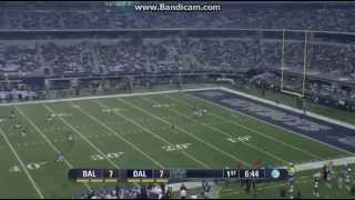 Ravens VS Cowboys (Deonte Thompson 108 yard TD)