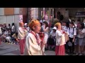 2015高知よさこい祭り 本祭2日目 上町よさこい鳴子連　はりまや橋競演場