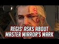 Witcher 3: Regis Asks About Master Mirror's Mark on Geralt's Face