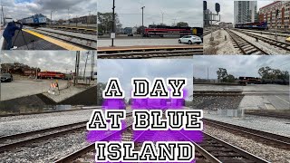 11/15/24 A railfanning day at blue Island! Metra 120! And rock island 513! And More!