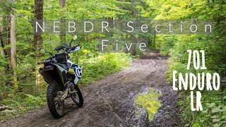 Riding the NEBDR Section 5 on the Husqvarna 701 LR (Northeast Backcountry Discovery Route)