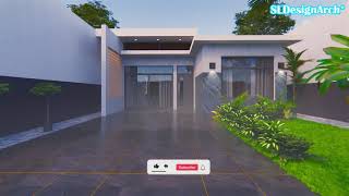 #Short : Exterior House Design 7mx15m 🏡 |  Mini House Design | SLDesignArch*