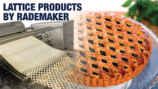 Expanding Pastry \u0026 Pie Production: Delightful Lattice Creations by Rademaker 🥐🍰 #bakery #equipment