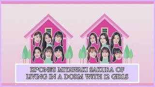 IZONE Miyawaki Sakura Talks About Difficulties Of Living In A Dorm With 12 Girls