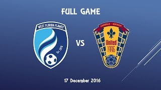 WFF U16: 17 Dec 2016 vs. United 1996 FC Full Game