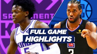 CLIPPERS vs KINGS | FULL GAME HIGHLIGHTS | January 20,  2021