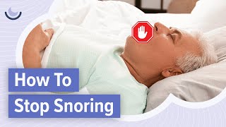 How you can stop snoring
