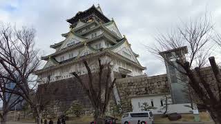 追梦人 - 日本大阪城天守阁。 Osaka Castle Japan (日本旅游）