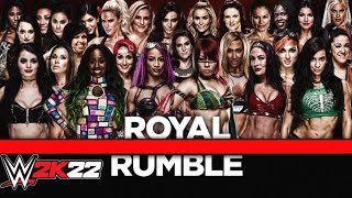 30 WOMEN ROYAL RUMBLE WWE 2K22