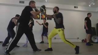 Andre Ewell trains in Bruce Lee's Studio with ECJKD
