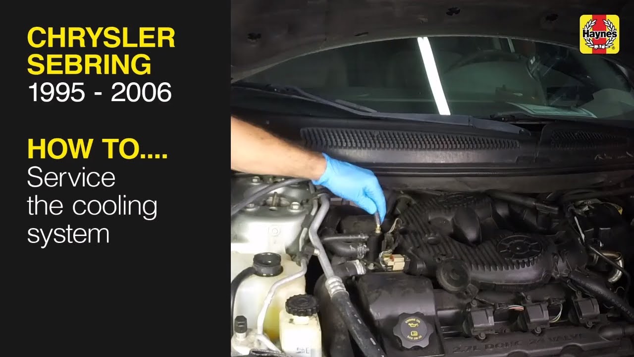 How To Service The Cooling System On The Chrysler Sebring 1995 - 2006 ...