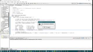 Chapter 2.3 JOptionPane Input dialog (Eclipse)