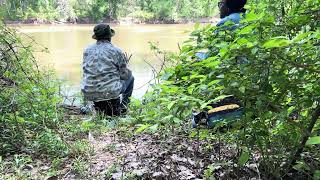 Fishing with my 79 year old mom round 2 catch clean cook and eat fish