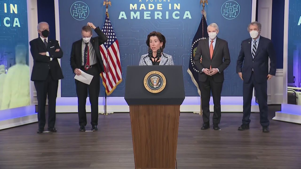 VIDEO NOW: Commerce Secretary Raimondo Joins President Biden To Discuss ...