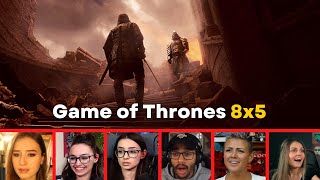 Reactors Reaction to the HOUND and the MOUNTAIN | Game of Thrones 8x5 "The Bells"