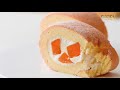 mango swiss roll cake recipe｜ohyoo cooking