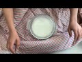 kabul girl cooking home made yogurt آشپزي با دختر كابل طرز تهيه ماست خانگى به سبك دختر كابل