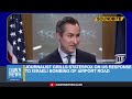 journalist grills miller on us response to israeli bombing of airport road dawn news english