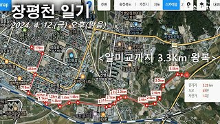 [제천] 장평천 일기/2024년 4월 12일