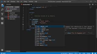 50 function inside an object in javascript