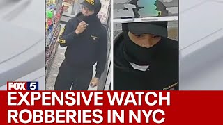 NYC crime: Series of expensive watch robberies