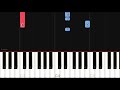 fullmetal alchemist brotherhood op 1 “again” easy piano tutorial