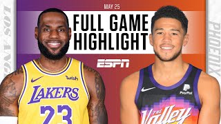Los Angeles Lakers at Phoenix Suns | Full Game Highlights
