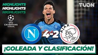 HIGHLIGHTS | Napoli 4-2 Ajax | UEFA Champions League 22/23-J4 | TUDN