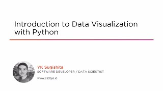 Course Preview: Introduction to Data Visualization with Python