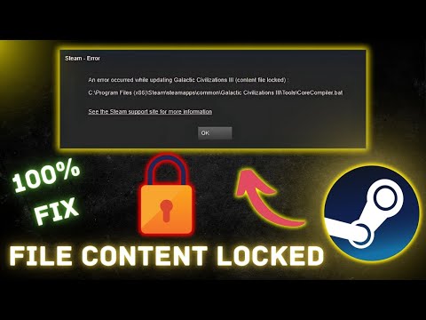 How To Fix Steam Content File Locked (100% Working)