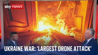 'Largest drone attack of the war' hits Kyiv | Ukraine War