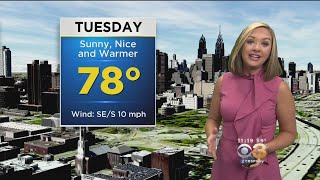Eyewitness News Weather Forecast: Sunny, Nice & Warmer For Tuesday
