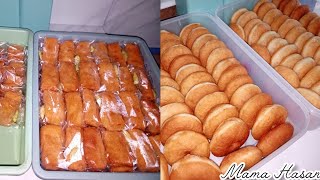 SATU RESEP JADINYA BANYAK BANGET ⁉️KUE RISOLES & DONAT 1kg BUAT HAJATAN/IDE JUALAN @dapurmamahasan