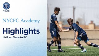 Boys Academy Highlights | NYCFC U17 vs Toronto FC | April 30, 2022