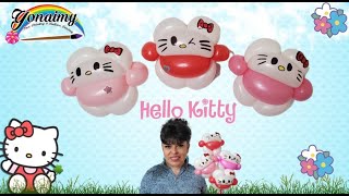 HELLO KITTY CHIBY BALLOON.- HELLO KITTY   CON GLOBOS 260 . GLOBOFLEXIA