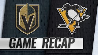 Kessel's hat trick leads Penguins past Golden Knights