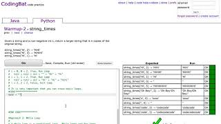 Codingbat - string_times (Python)