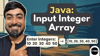 Java Program to Read Array of Integers using Scanner