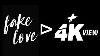 Fake Love Rk Arvin ( lyrics) Video ( Poiyana Kadhal ) Drop Me Bass ||