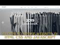 How to Create a Clothing Store Website in HTML CSS and Javascript | Source code