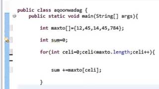 Java Programming Tutorial 29 Summing Elements of Arrays