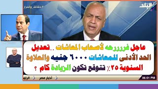 سر تراجع الدولة عن دعم المعاشات⁉️وعدم تعديل قانون التأمينات وتعديل نسبة العلاوة لأكثر من ١٥٪