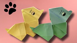 Easy Origami Dog In 3Minutes | Easy Paper Dog Craft For Kids