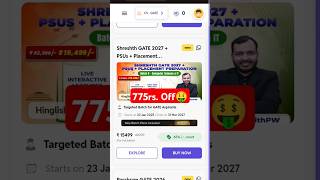 🎯 pw shreshth gate 2027 batch coupon code 💯 pw gate coupon code 💯 pw shreshth gate coupon code #gate