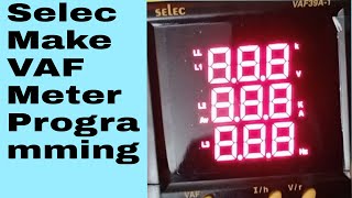 Select Make VAF Meter Programming