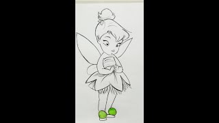 How to Draw a Fairy Tinker Bell