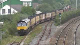 COLAS 66850 on 6Z50 TEST train Gloucester to Bagan 21/05/2012