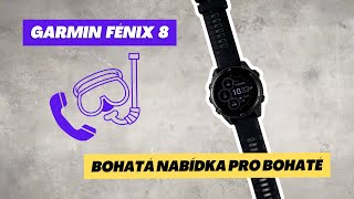 Garmin Fénix 8: výdrž, odolnost a funkce bez kompromisů 💪