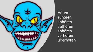 Hören, zuhören, anhören (Grammatik B2/ C1 / C2)